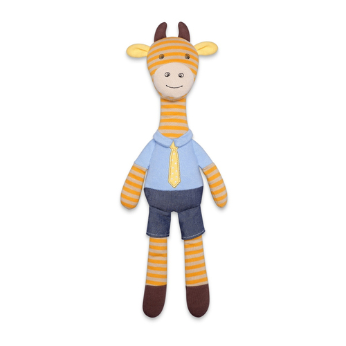 Organic Farm Buddies 35cm George Giraffe Kids Plush Animal Toy 0+