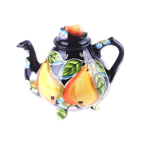 Pear Novelty Collectable Ceramic Themed Teapot 20cm