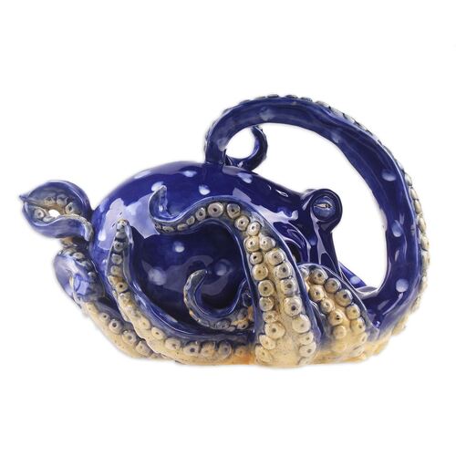 Octopus Novelty Collectable Ceramic Themed Teapot 18cm