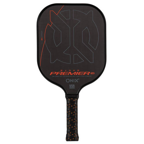 Onix Evoke Premier Raw Carbon Pickleball Paddle Racket Control-14mm Black