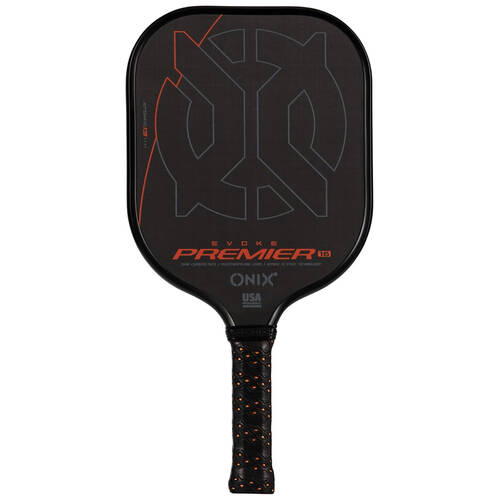 Onix Evoke Premier Raw Carbon Pickleball Paddle 16mm Pickle Sports Racquet Black