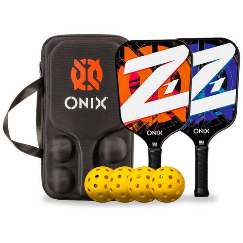 Onix Z1 Starter Beginner Pickleball Paddle & Ball Kit Sports Racquet