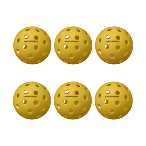 2x 3pc Onix Fuse G2 Pickleball Outdoor Ball Sports Practice/Training Yellow