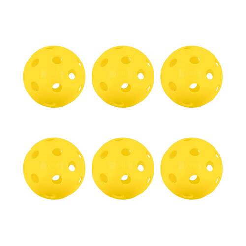 2x 3pc Onix Fuse Pickleball Indoor Ball Sports Practice/Training Yellow