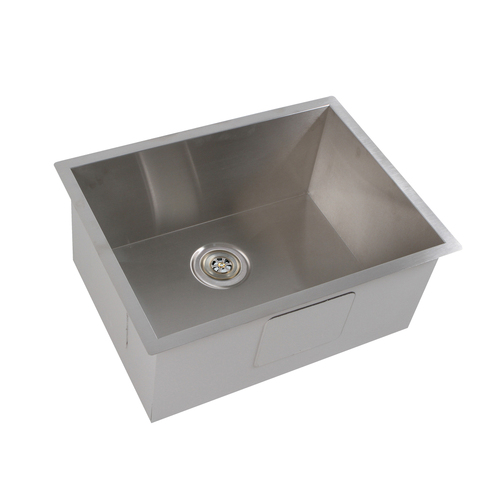 Work Play Leasure Stainless Steel 60x45cm Under/Top Mount Sink - Silver