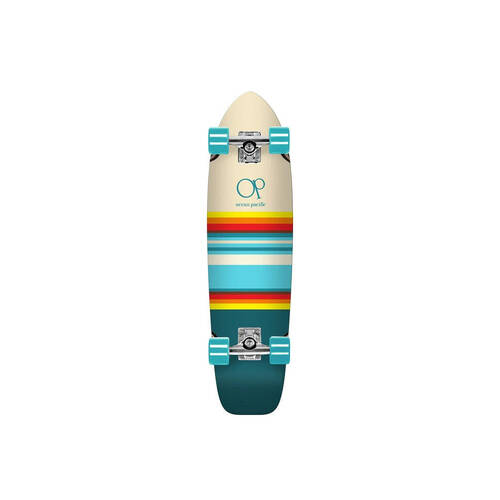 Ocean Pacific Swell Cruiser Skateboard White/Teal 8.25in