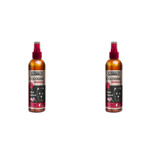 2PK Oakwood 200ml Smell A Riffik Pet Cologne Floral Scent