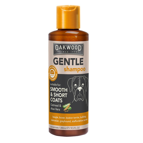 Oakwood 280ml Smooth & Short Coat Gentle Pet Shampoo