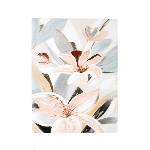 Rayell 60x80cm Premium Edition Artwork Wall Art - Peach Lillies