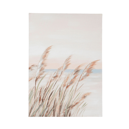 Rayell 50x70cm Premium Edition Canvas Artwork Wall Art - Reeds by The Sea