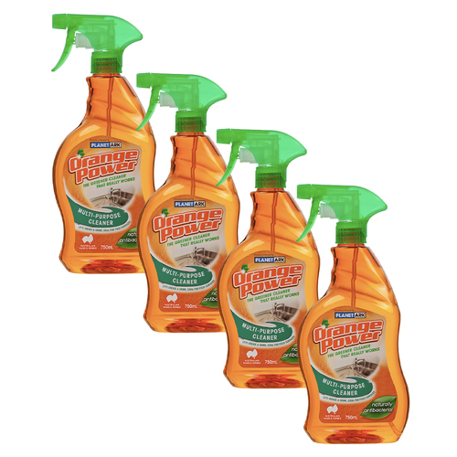4 x Orange Power Multi-Purpose House/Home Cleaner 750ml