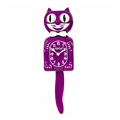 Kit-Cat Klock Gentleman Wall Hanging Decorative Clock Boysenberry