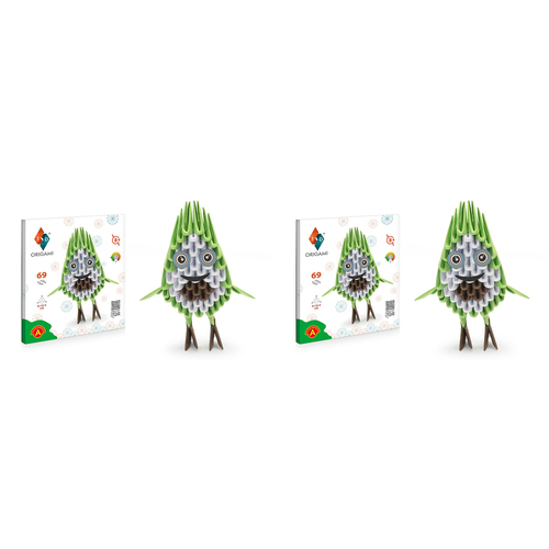 2x 69pc Origami 3D Paperfolding Avocodo Paper Sculpture Kids Toy Kit 8+