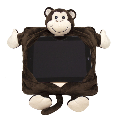 Bambury Go-Go Travel Pillow for Kids/Childrens Monkey Themed 40 x 29cm