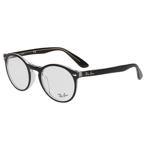 Ray-Ban RX5283F Asian Fit Prescription Glasses - Black