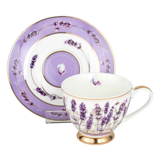 Lavender Dreams Decorative Teacup & Saucer Set 200ml