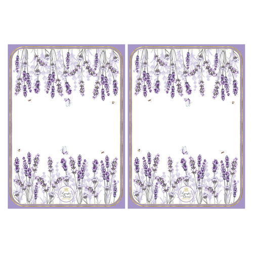 2PK Lavender Dreams Decorative Cooking Kitchen Tea Towel