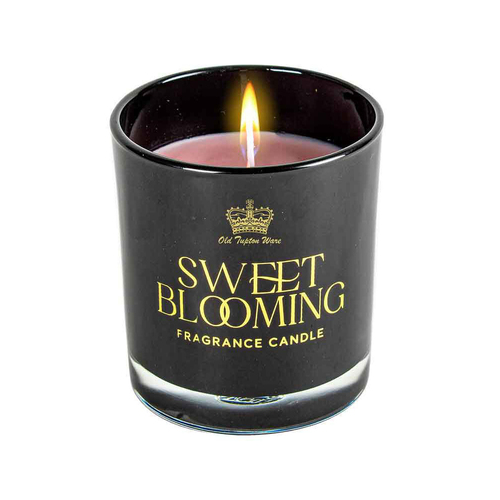 Old Tupton Sweet Blooming Scented Candle 160g Round Black