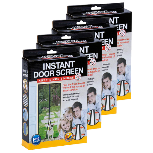 4PK Uniwide Instant Single Door Screen