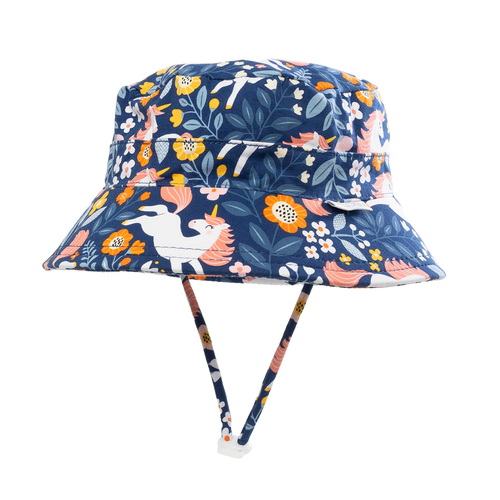 Splosh Out & About 3-6y L Unicorn Sun Hat w/Chin Strap 54cm