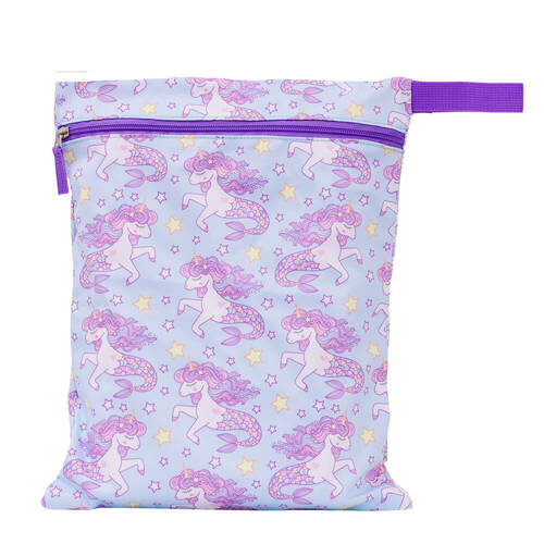 Splosh Out & About Mermicorn Waterproof Kids/Children Wet Bag 40cm Purple