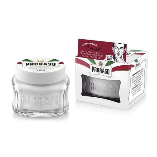 Proraso Pre Shave Cream w/ Aloe For Sensitive Skin 100ml