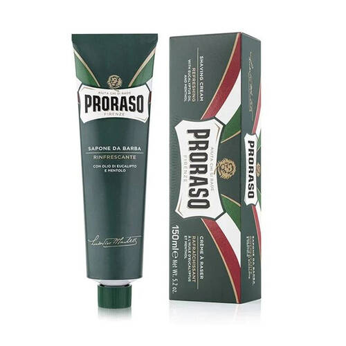 Proraso Shaving Cream In A Tube w/ Eucalyptus & Menthol 150ml