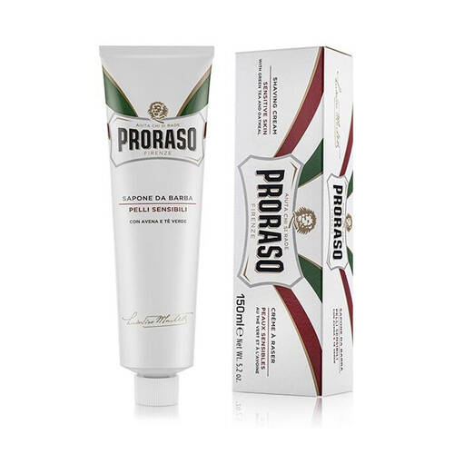 Proraso Shaving Cream In A Tube For Sensitive Skin w/ Green Tea 150ml