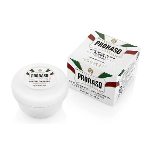 Proraso Shaving Cream In A Mug w/ Green Tea For Sensitve Skin 150ml