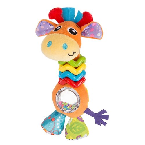 Playgro 23cm Bead Buddy Giraffe Soft Toy Baby/Kids 3y+