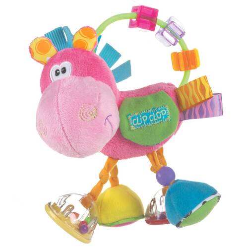 Playgro Clopette Activity Rattle Baby Teether 3m+
