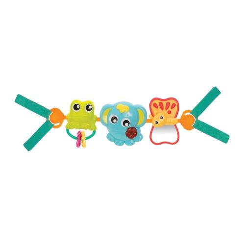 Playgro Travel Trio Musical Pram Tie Baby Activity Toy 0m+