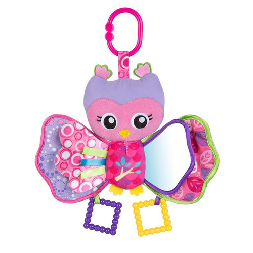 Playgro Hooty Owl Stroller/Pram Friend Baby Toy 0m+