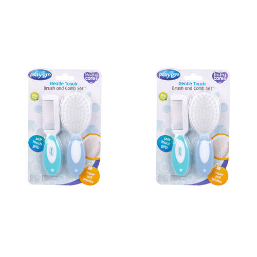 4pc Playgro Gentle Touch Brush and Comb Set for Baby/Kids