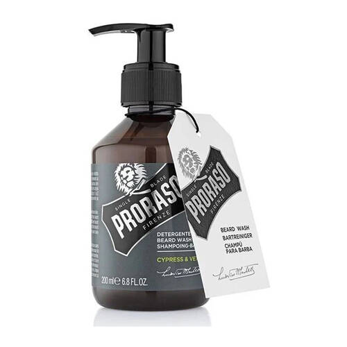 Proraso Beard Wash Men's Grooming Cypress Vetiver Scent 200ml