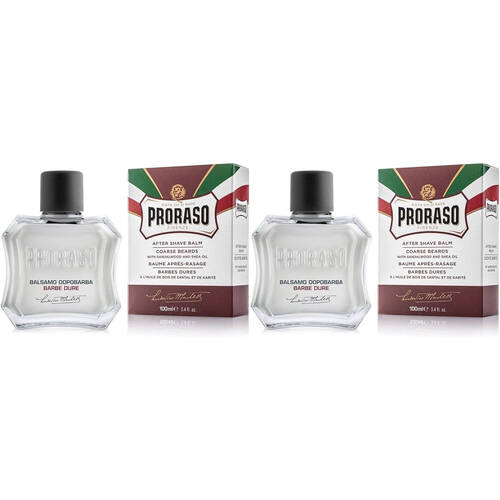 2PK Proraso After Shave Balm Nourish w/ Shea Oil 100ml
