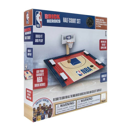 Hunter Products NBA Brick Heroes Half Court Collectable Play Toy 5y+