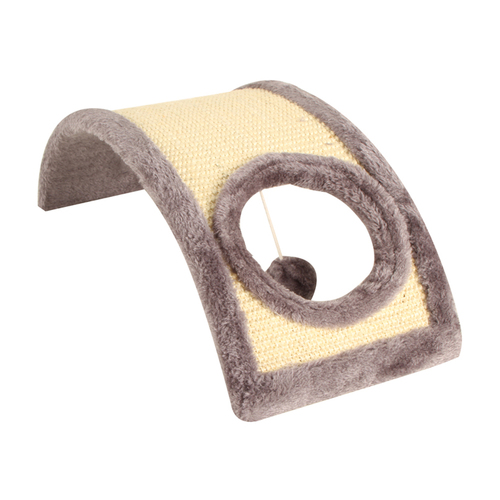 Pro Pet Care Cat 34cm Scratching Arch - Grey/Beige