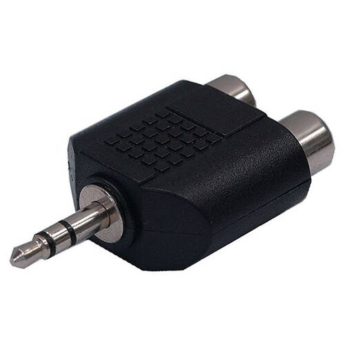 3.5mm Stereo Plug to 2X  RCA Sockets