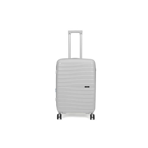 Paklite Breeze Medium Travel Luggage Suitcase Lightweight 62x39cm Grey