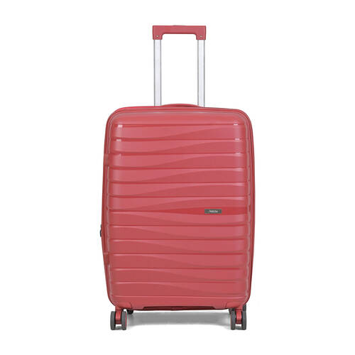 Paklite Breeze Medium Travel Luggage Suitcase Lightweight 62x39cm Red