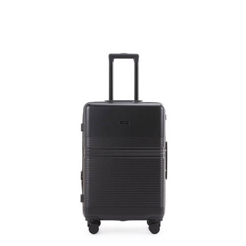 Paklite Elements Medium Travel Luggage Suitcase Lightweight 66.5x44cm Black