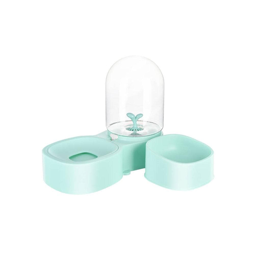 Pakeway Mangosteen Pet Single Feeding Water Bowl Aqua