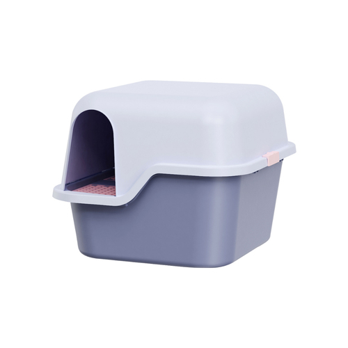 Pakeway Kingbox Plastic Candy Cat Litter Box Purple