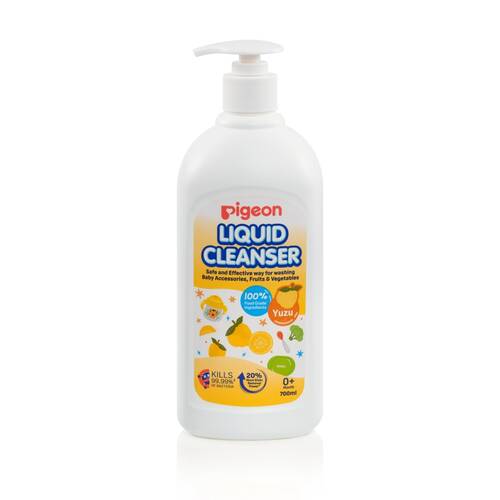  Pigeon Liquid Cleanser 700ml Citrus Food Safe Baby Bottle Wash