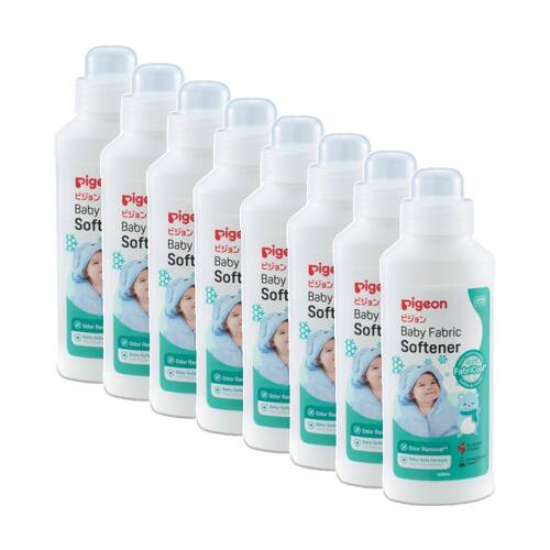 8PK Pigeon Baby Fabric Softener 430ml Odour Remover Gentle On Skin 0m+