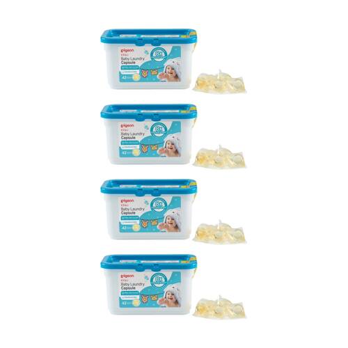 4PK Pigeon Baby Laundry Capsules Detergent Gentle On Skin 0m+