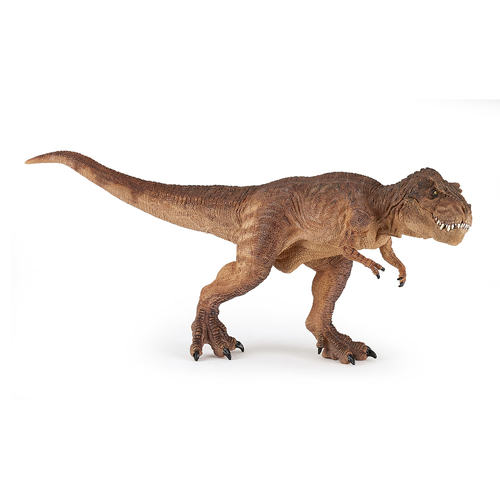 Papo France Brown Running T-Rex Kids Dinosaur Figurine Toy