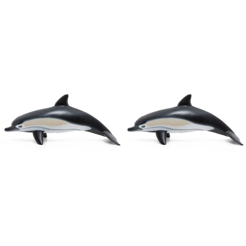 2PK Papo France Common Dolphin Animal Figurine Kids Collectible Toy