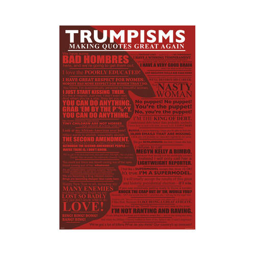 Impact Merch Trumpisms Quotes Poster Wall Decor 91x61cm